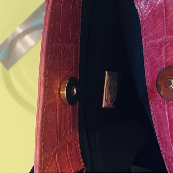 Talbots pink leather tote - Picture 4 of 4